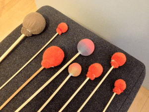 Schläger für Klangschalen und Gong / Klangtherapie SONIMED